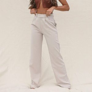 Peppermayo Taupe Brown Dress Pants